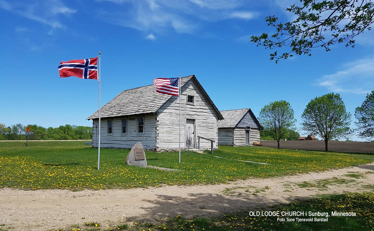 Old Lodge Church i Sunburg MN foto Tone T Barstad